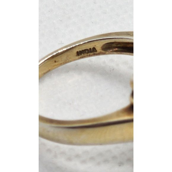 925 STERLING SILVER WITH QUARTZ & HELIDOR RING SIZE 9.5 - Picture 6 of 6